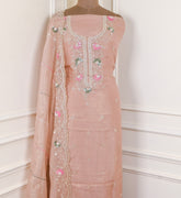 Crush Beige Unstitched Suit